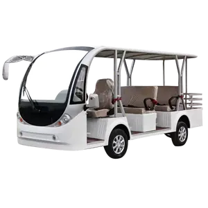 2023 çin Premium lüks Resort 8 koltuk 72V elektrikli gezi otobüs ve araba