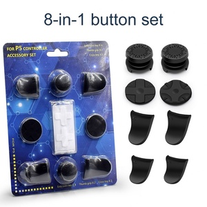 Kit de Accesorios de Extensión 8 en 1 para Control de PS5, con Extensores de Gatillos, Botones de Silicona y Empuñaduras para Joysticks - Product Image 2