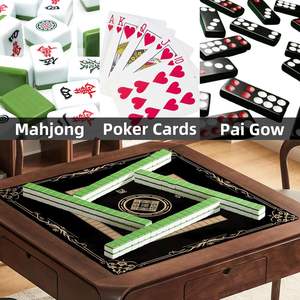 G00d4u 32 Inch Mahjong Table 3mm Thick Noise Reducing Waterproof Surface <b>Drawstring</b> Storage <b>Pouch</b> Black Gambling Ages 12 - Product Image 3