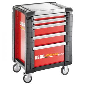 USAG - U05190413 Armoire à roulettes Racing-5 tiroirs (vides)-EAN 8010239273887 ROLLING WORKSHOPS ROLLER CABINETS - Product Image 1