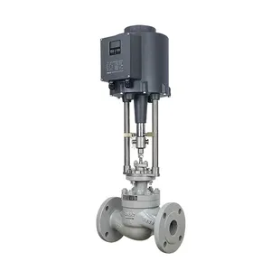 Automatic Adjust Steam Heating And Cooling Motorized Valve Heat Transfer Oil Integrated Electric Temperature Control Valve