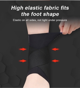 Attelle de cheville réglable, portable et durable en silicone, personnalisée, douce, respirante et écologique, pour la protection des pieds contre les entorses - Product Image 6