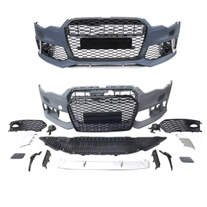 Kit de pare-chocs avant pour <span class=keywords><strong>Audi</strong></span> A6 S6 C7, style <span class=keywords><strong>RS6</strong></span>, avec calandre, pour <span class=keywords><strong>Audi</strong></span> A6 S6 C7 2012 2013 2014 <span class=keywords><strong>2015</strong></span> - Product Image 1
