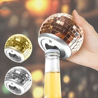 Décapsuleur boule miroir or argent Décapsuleur boule Disco Décapsuleur fête KTV bar Verre miroir Décapsuleur bière Décapsuleur