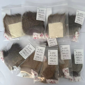 Parche de piel de ciervo royez natural al por mayor, material cuadrado de piel de ciervo royez sin teñir para atado de moscas y fabricación de señuelos de pesca con mosca - Product Image 1