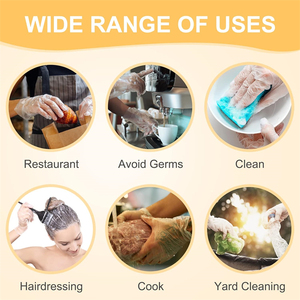 Bán sỉ chất lượng cao Găng tay dùng một lần cá nhân đóng gói bảo vệ polyethylene HDPE <span class=keywords><strong>LDPE</strong></span> găng tay - Product Image 5