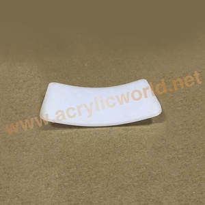 Porte-savon en plastique acrylique noir, plateau porte-savon pour la maison, l'hôtel et le comptoir - Product Image 3