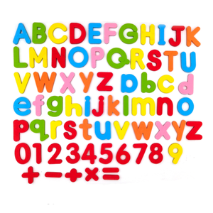 Personajes Magnéticos Reutilizables <span class=keywords><strong>de</strong></span> EVA <span class=keywords><strong>de</strong></span> 4cm X 5cm para Educación Bilingüe, Práctica <span class=keywords><strong>de</strong></span> Letras y Números en Inglés y Español, Regalo para el Hogar - Product Image 1