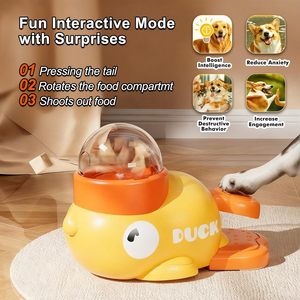 Divertente Giocattolo Interattivo Automatico per <span class=keywords><strong>Cani</strong></span>, Dispenser di Crocchette Educativo a Forma di Anatra per <span class=keywords><strong>Cani</strong></span> e Gatti - Product Image 3