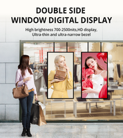HUSHIDA pencere ekran 32/43/49/55/65/75 inç Lcd yüksek parlaklık ekran asılı ekran reklam monitör