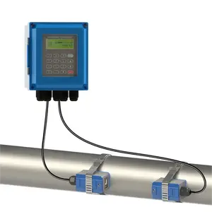 DN15~DN6000 Mm Cheap Ultrasonic Flowmeter Tuf-2000 Clamp On Flow Meter Wall Mounted Ultrasonic Flowmeter Tuf 2000b