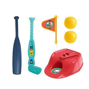 Ensemble de jouets de baseball et de <span class=keywords><strong>golf</strong></span> 2 en 1 pour enfants, entraînement sportif, intérieur, extérieur, jardin, arrière-cour, jouet d'activité pour enfants - Product Image 4