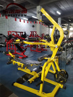 Équipement de gymnastique commercial de haute qualité multifonctionnel Powertec établi Machine plaque chargée poulie Fitness entraînement établi