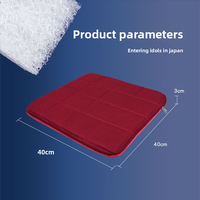 Coussin de siège respirant et très élastique pour chaise de bureau, soulagement de la sciatique, support du coccyx, coussin POE pour voiture et bureau