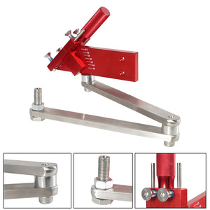 Afilador de cuchillas para cortacésped Getitall, manual, de 15 a 45 grados, para cuchillas estándar, rojo y negro - Product Image 5