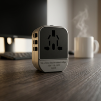 Adaptateur universel PD 35W certifié ignifuge CE RoHS FCC UKCA avec sortie USB Type C