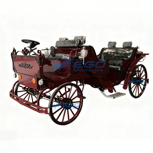 Carruajes Reales Eléctricos al Por Mayor a Precio de Fábrica, Carro Eléctrico para Turismo, Auto Eléctrico Convertible de Cuatro Ruedas - Product Image 2