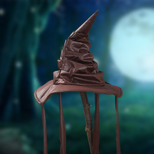 Sombrero <span class=keywords><strong>de</strong></span> Mago <span class=keywords><strong>de</strong></span> Halloween Cosplay HPA13 atmósfera parche mendigo puntiagudo sombrero <span class=keywords><strong>de</strong></span> bruja para disfraz - Product Image 4