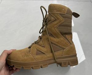 DF25 0625 <b>Black</b> Leather Tactical <b>Boot</b> Waterproof Outdoor All Seasons High Top Lace-Up <b>Work</b> <b>Boot</b> - Product Image 3