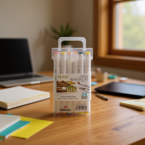 Ilan Pennarello Doppia Punta 24 Colori, Marcatori a Doppia Punta - Product Image 2