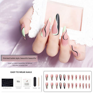 MOBRAY Nouveaux Arrivages Ongles à Coller en Gros Ongles Acryliques Faits Main Usine Livraison Gratuite Échantillon Gratuit Faux Ongles Faits Main - Product Image 5