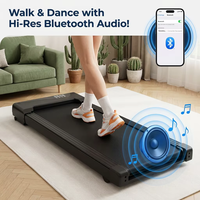 Tapis de marche compact pour la maison, à vitesse réglable, silencieux, avec logo personnalisé, idéal pour l'exercice en espace restreint