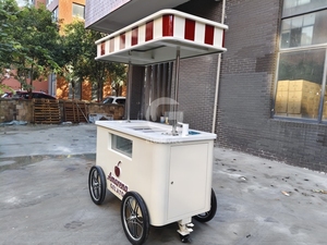 Puesto de Helados Portátil con Ruedas, Carrito de Pizza, Puesto de Cupcakes - Product Image 2