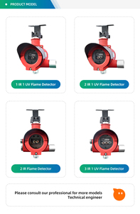 Hồng ngoại kép chống cháy nổ ngọn lửa dò UV IR cảm biến uvir3 cố định dễ cháy gas <span class=keywords><strong>Detector</strong></span> - Product Image 3
