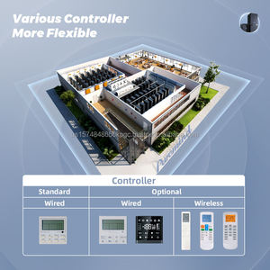 Puremind America ชุดจัดการอากาศเครื่องปรับอากาศระบบ HVAC อินเวอร์เตอร์18 Seer ระบายความร้อนเฉพาะ3Ton 4Ton R410a มือจับอากาศ5Ton - Product Image 5