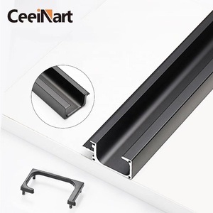Chine Vente en gros de poignées de profilé en aluminium en forme de G Poignées et boutons de fournisseur pour armoires de <span class=keywords><strong>cuisine</strong></span> de haute qualité à bon <span class=keywords><strong>prix</strong></span> - Product Image 1