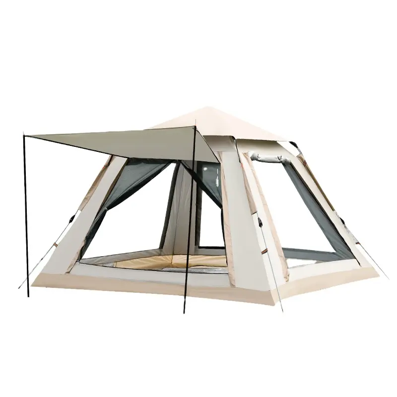 カスタムイージーセットアップ軽量大型耐候性ファミリーアウトドアキャンプテント