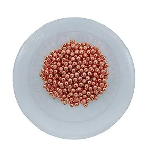 Aisi-bolas de acero de carbono suave <span class=keywords><strong>para</strong></span> tirachinas, bolitas de acero chapadas en cobre de 1010, 1015 y 4,5mm, Bola de <span class=keywords><strong>paintball</strong></span> de 8mm y 6mm - Product Image 1