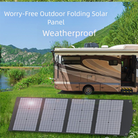 Pack solaire pliable en silicium monocristallin avec panneaux légers et flexibles pour la recharge portable des téléphones en camping