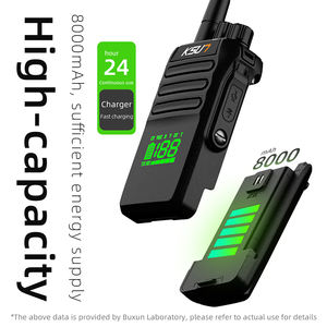 KSUN Pantalla Oculta P88, <span class=keywords><strong>Walkie</strong></span> <span class=keywords><strong>Talkie</strong></span> Portátil de Largo Alcance, Impermeable, 12W, 10 <span class=keywords><strong>km</strong></span>, IP68, VHF, Radio Marina - Product Image 5