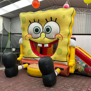 ลดราคา! บ้านลมเด็ก ลายสปองจ์บ็อบ แพทริค สตาร์ พร้อมสไลเดอร์ ตัวการ์ตูนแสนสนุกสำหรับเด็กๆ ให้เวลาแห่งความสุข - Product Image 3