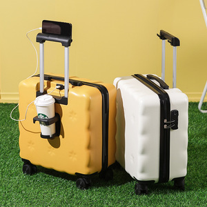 Trolley Case Boarding Universal Wheel <strong>Suitcase</strong> 18 Inch <strong>Light</strong> <strong>Weight</strong> With Makeup Cause Travel Luggage Mini <strong>Suitcase</strong> Luggage - Product Image 5