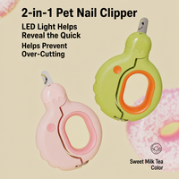 Kit de coupe-ongles pour animaux de compagnie sans stress - Le coupe-ongles et le lime anti-éclaboussures ultimes pour chats et chiens anxieux