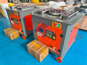 High Quality Factory Direct Sale Hoop Iron Bar Bender Machinery Automatic Round Steel Rebar Stirrup <b>Bending</b> <b>Machine</b> GW40 50 - Product Image 5