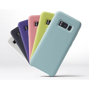 Funda Trasera de Silicona Suave al Tacto para Teléfono Inteligente Samsung S8 en Varios Colores - Product Image 1