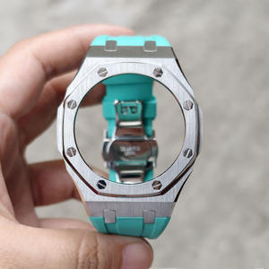 Kit de modification de bracelet de montre personnalisable Xinying en acier inoxydable 316 et fibre de carbone, boîtier de remplacement 44 mm GA2100, multicolore - Product Image 1