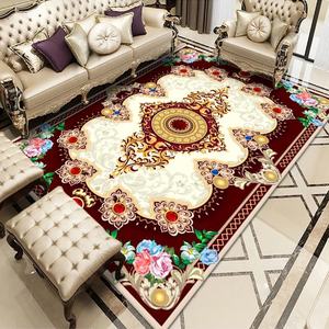 China barato <span class=keywords><strong>Boreal</strong></span> Europa comercial 3D impresión a prueba de suciedad mantener caliente alfombras de terciopelo de cristal suave y alfombra para sala de estar - Product Image 2