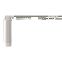 Deslizadores de flexión de carril flexible, cortinas eléctricas, Motor Zigbee, Control remoto, sistema de pista motorizada para el hogar inteligente