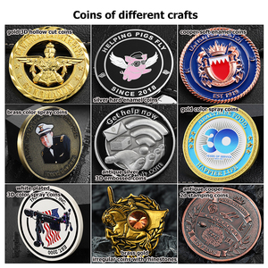 Nouvelles Collections 2025 de Pièces Rondes Estampées à Chaud de Stars du Sport, Pièce de Monnaie 3D Brillante Plaqué Or avec Logo de Football Gravé - Product Image 6