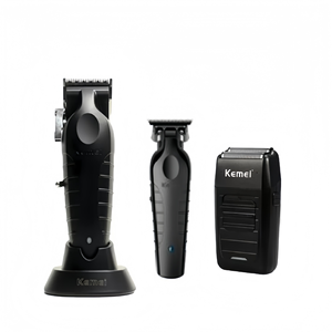 Ensemble de tondeuses électriques professionnelles <span class=keywords><strong>Kemei</strong></span> <span class=keywords><strong>KM</strong></span>-<span class=keywords><strong>2296</strong></span>/<span class=keywords><strong>KM</strong></span>-2299/<span class=keywords><strong>KM</strong></span>-1102 pour le rasage et la coupe des cheveux - Product Image 5