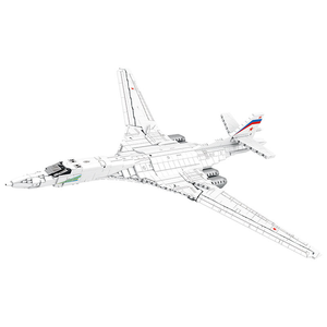 Ensemble de blocs de construction unisexe TU-160 jouets éducatifs pour enfants modèle d'avion militaire à collectionner pour adultes jouets en plastique de l'armée - Product Image 6