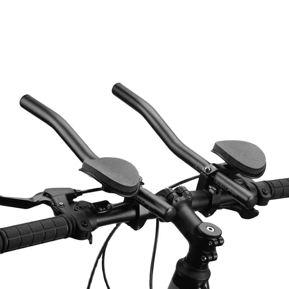 Xe đạp còn lại TT tay lái clip trên hàng không thanh tay lái mở rộng Triathlon aerobars Tri thanh MTB đường xe đạp đi xe đạp phần còn lại tay lái