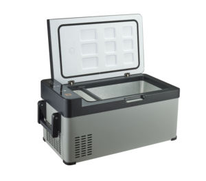 Mini-réfrigérateur portable DC à compresseur, zone unique, en plastique, universel, congélateur profond 12V, pour voiture, avec affichage LED - Product Image 1