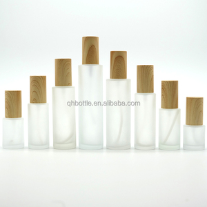 Bouteilles de brouillard en verre de cylindre de luxe pour ampoule d'attar d'huile essentielle de sérum de tequila avec pompe de distributeur de parfum <span class=keywords><strong>Seru</strong></span> - Product Image 3