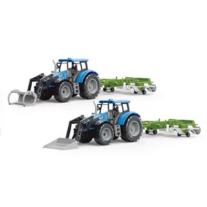 उच्च गुणवत्ता बच्चों मॉडल खेत कार खिलौना बच्चों के खिलौना घर्षण Rotovator किसान ट्रैक्टर ट्रक के लिए थोक