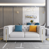 Modernes Design Wohnzimmer Ecksofa Italienisches Sofa Zuhause Modulares Luxus Leder Stoff Wohnzimmer Sofagarnitur Möbel